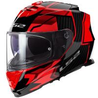 LS2 Мотошлем FF800 Storm II Tracker черно-красный в Туле