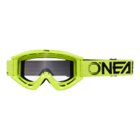 Oneal Маска кроссовая B-Zero V.22 желтая оправа, прозрачная линза в Туле