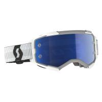 Scott Очки кроссовые Fury white blue chrome works в Туле