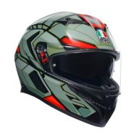 AGV Шлем K3 Decept Matt Black/Green/Red в Туле