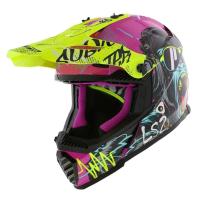LS2 Шлем MX437 Fast II Mini Gorilla Purple-06 в Туле