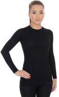 Brubeck Футболка женская Active Wool Черный в Туле