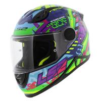 LS2 Мотошлем FF812 Kid Svent Blue Green в Туле