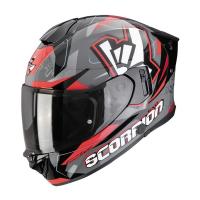 Scorpion Exo Мотошлем Exo-530 Air Rok Серый/Черный/Красный в Туле