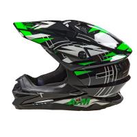 AiM Шлем кроссовый JK803S Green/Black в Туле