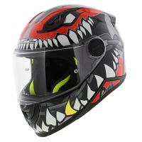 LS2 Мотошлем FF812 Kid Punk Grey Red в Туле