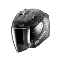 Shark Шлем Skwal I3 Jet Hellcat Mat Black/Chrome/Anthracite в Туле