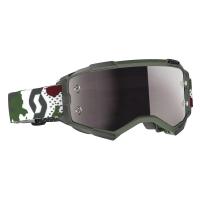 Scott Очки кроссовые Fury dark green/white silver chrome works в Туле
