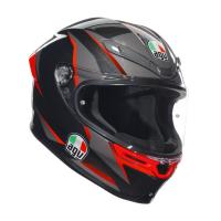 AGV Шлем K6 S 2206 Slashcut Black/Grey/Red в Туле