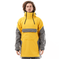 Dragonfly Куртка-анорак сноубордическая Uktus Man Yellow - Grey в Туле