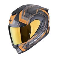 Scorpion Exo Мотошлем Exo-1400 Evo II Linart Черный Матовый/Оранжевый/Серый в Туле