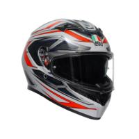 AGV Шлем K3 22.06 Space Matt White/Red Fluo в Туле