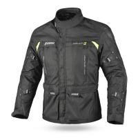 Dimox Мотокуртка текстиль Explorer Mens Touring Black/Yellow в Туле