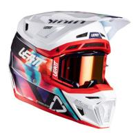 Leatt Шлем кроссовый 8.5 Royal Blue-Red V26 + очки Velocity 5.5 в Туле