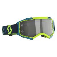Scott Очки кроссовые Fury LS neon yellow/blue light sensitive grey works в Туле