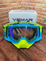 Scout Vemar Маска кросс MJ-1024-1 сине-желтая в Туле