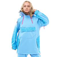 Dragonfly Куртка-анорак сноубордическая DF Uktus Woman Blue - Pink в Туле