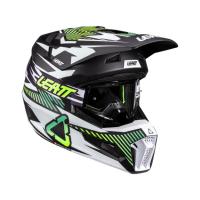 Leatt Шлем кроссовый детский 3.5 V26 Storm Teal + очки Vizion 3.5 в Туле