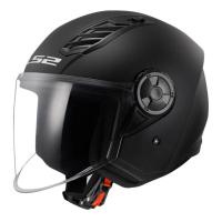 LS2 Мотошлем OF616 Airflow II Solid черный матовый в Туле
