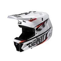 Leatt Шлем кроссовый детский Helmet Kit Moto 3.5 Jr V25 White в Туле