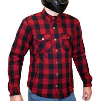 MCP Моторубашка Rebel Full kevlar черный-темно-красный в Туле