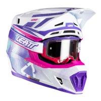 Leatt Шлем кроссовый  7.5 V26 Purple + очки Velocity 4.5 в Туле