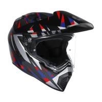 AGV Шлем AX9 E2206 V26 Steppa Carbon/Red/Blue в Туле
