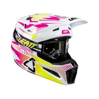 Leatt Шлем кроссовый 3.5 V26 Storm Pink + очки Vizion 3.5 в Туле