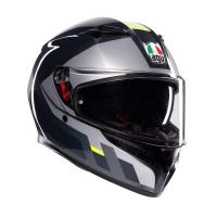 AGV Шлем K3 Shade Grey/Yellow Fluo в Туле