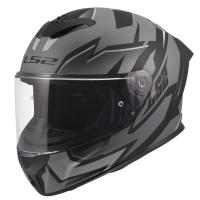 LS2 Мотошлем FF820 Rapid III Xtrem Black Grey в Туле