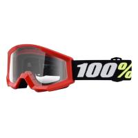 100% Очки детские Strata Mini Goggle Red/Clear Lens 2025 в Туле