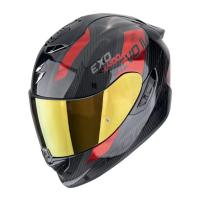 Scorpion Exo Мотошлем Exo-1400 Evo II Carbon Air Platted Карбон/Красный в Туле