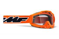 100% Маска кросс FMF Powerbomb Rocket Orange - прозрачная линза в Туле
