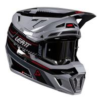 Leatt Шлем кроссовый 8.5 Grey V26 + очки Velocity 5.5 в Туле