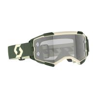 Scott Очки кроссовые Fury LS kaki green/light sensitive grey works в Туле