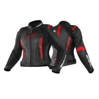 Shima Куртка Кожаная женская Miura 2.0 Black/Red в Туле
