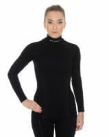 Brubeck Футболка женская дл.рукав Wool Merino 78% Черный в Туле
