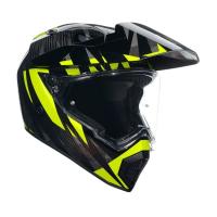 AGV Шлем AX9 E2206 V26 Steppa Carbon/Grey/Yellow Fluo в Туле