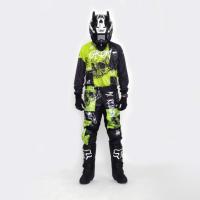Grom Штаны кроссовые подростковые MX Religion lime в Туле