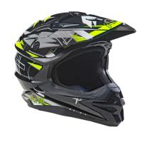AiM Шлем кроссовый JK803S Yellow/Black в Туле