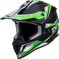 IXS шлем кроссовый 362 2.0 Черно-зеленый-белый в Туле