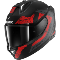 Shark Шлем Skwal i3 Rhad Mat Black/Chrome/Red в Туле