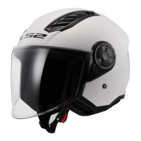 LS2 Мотошлем OF616 Airflow II Solid белый в Туле