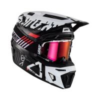 Leatt Мотошлем кроссовый Moto 9.5 Carbon Helmet Kit V24 White в Туле