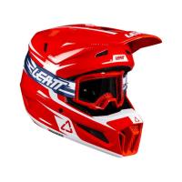 Leatt Шлем кроссовый 3.5 V26 Red + очки Vizion 3.5 в Туле