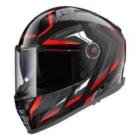 LS2 Мотошлем FF811 Vector II Alizer черно-красный в Туле