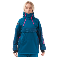Dragonfly Куртка-анорак сноубордическая DF Uktus Woman Dark Ocean - Pink в Туле
