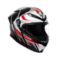 AGV Шлем K6 S 2206 Karve Matt Black/White/Red в Туле