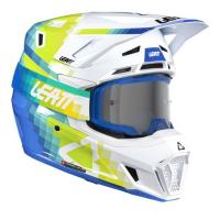 Leatt Шлем кроссовый  7.5 V26 Pixel Blue + очки Velocity 4.5 в Туле