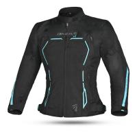Dimox Мотокуртка текстиль Margo Women Black/Turquoise в Туле